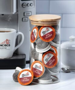 San Francisco Bay Compostable Coffee Pods - Fog Chaser (80 Ct) K Cup Compatible including Keurig 2.0, Medium Dark Roast 80 Count (Pack of 1) 25 71o7957VCZS