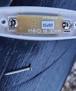 Broan-NuTone PB7LWH Doorbell Kit, Lighted Rectangular Pushbutton for Home, 1" x 1" x 1", White 25 71o7GK5UQFL