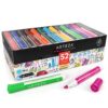 ARTEZA Dry Erase Markers, Bulk Pack of 52, Chisel Tip, 12 Assorted Colors with Low-Odor Ink, Whiteboard Pens, Office Supplies for Back to School, Office, Home, Classroom, Teachers Colored Set of 52 Pack 1 53 71o7l7HfpML