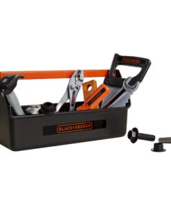 BLACK+DECKER Jr. My First Tool Box - 14 Piece Set 15 71o8e8vKPeL