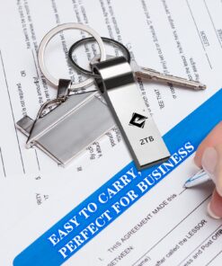 2TB USB Flash Drive, Thumb Drive: Nigorsd High Speed USB Drive, Portable 2000GB Large Capacity USB Memory Stick, Waterproof Durable Jump Drive Storage Drive with Keychain 2TB 12 71o8u5oaS3L