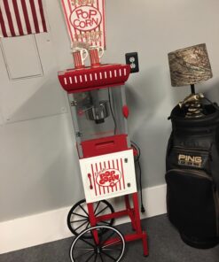 Nostalgia CCP399 Popcorn Cart 48-Inches Tall, 2.5-Ounce, Red Concession Cart 10 71o8zF9vG0L