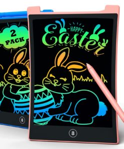 KOKODI Kids Toys 2 Pack LCD Writing Tablet, Colorful Toddler Drawing Pad Doodle Board Erasable, Educational Learning Toys Birthday Gifts for Boys Girls Age 3 4 5 6 7 8 (Blue & Pink) 8.5 Inch 19 71oAKp3O6TL