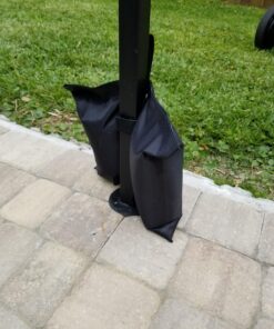 ABCCANOPY Canopy Weights 112 LBS Gazebo Tent Sand Bags,4pcs-Pack (Black) Medium Black 29 71oAh1CtowL