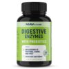 Digestive Enzymes with Probiotics for Bloating Relief & Digestive Health for Women & Men | 400MG Enzyme Blend with Probiotic Strains for Digestion & Gut Health | Vegetarian, 3rd-Party Tested | 60 ct 32 71oAjjSfeyL