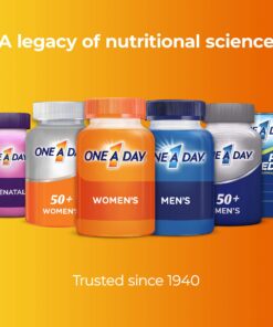 One A Day Women’s Multivitamin, Supplement with Vitamin A, Vitamin C, Vitamin D, Vitamin E and Zinc for Immune Health Support, B12, Biotin, Calcium & More, Tablet, 100 count 29 71oDA8zpZWL 1