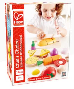 Hape Chef's Choice Wooden Play Food Basics Set 14 71oDOa55kYL