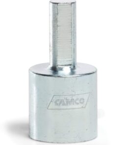 Alternative view of Camco RV Leveling Scissor Jack Socket Drill Adapter, Fits 3/8" and 1/2" Power Drills, Works With All 3/4" Hex Drive Jacks (57363), Silver, Small