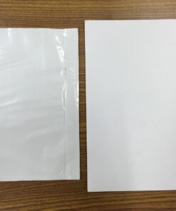 7.5" x 5.5" Clear Adhesive Top Loading Packing List/Shipping Label Envelopes Pouches (100 pk) 12 71oFBiK8QQL
