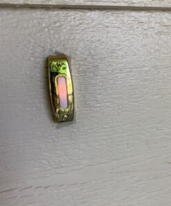 Broan-NuTone PB7LPB Doorbell, Lighted Pushbutton for Home, 1" x 0.75" x 2.875", Polished Bronze Polished Brass 7 71oFTFXlsbL