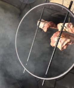 Pit Barrel Cooker Classic Package - 18.5 Inch Drum Smoker | Porcelain Coated Steel BBQ Grill | Includes 8 Hooks, 2 Hanging Rods, Grill Grate and More 83 71oFkHFK47L