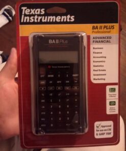 Texas Instruments BA II Plus Professional Financial Calculator Silver 9.8 Inch 31 71oFqHHk7DL