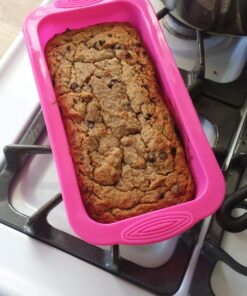 Tosnail 3 Pack Nonstick Silicone Bread Mold and Loaf Pan - 9.75" x 4.75" x 3" 29 71oHNdQIXEL