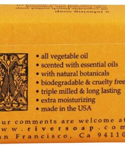 River Soap Co. Sandalwood Soap Triple Milled All Vegetable 4.5 oz. 4 71oHtGl8zL
