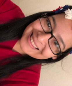 Alternative view of LUX ACCESSORIES Floral Flower Crown Stretch Headband Blue,White,Red