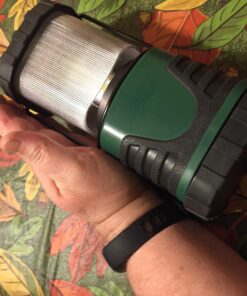 Blazin Ultra Bright Camping Lantern - Waterproof, Portable & Lightweight, 500 Lumens Rechargeable Camping Light, Runs Up to 6 Days - Ideal for Camping, Hurricane, Power Outages & Emergencies 500 Lumen Green 49 71oJUdc3iL