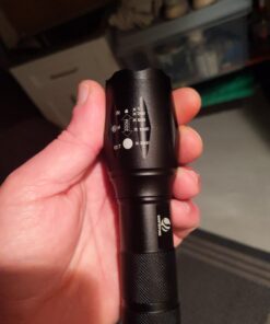 yIFeNG Tactical Flashlight Led Flashlight High Lumens S1000 - XML T6 Upgraded Flash Light Ultra Bright with Zoomable 5 Modes, Camping Accessories for Outdoor Emergency Gear (2 Pack) 2 Pack 49 71oJhw0xgdL