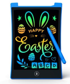 KOKODI Kids Toys LCD Writing Tablet, Colorful Toddler Drawing Pad Doodle Board Erasable, Educational Learning Toys Birthday Gifts for Girls Boys Age 3 4 5 6 7 8 Kids Road Trip Essentials(Blue) Blue 8.5 Inch 18 71oJlztFiKL
