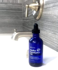 Radha Beauty Eucalyptus Essential Oil 4 oz - 100% Pure & Therapeutic Grade, Steam Distilled for Aromatherapy, Relaxation, Shower, Sauna, Bath, Steam Room and other DIY Projects. 4 Fl Oz (Pack of 1) 28 71oK8BA33QL