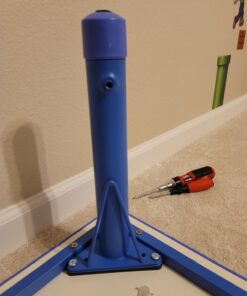 Flash Furniture Wren Adjustable Classroom Activity Table for School and Home, Rectangular Plastic Activity Table for Kids, 23.625" W x 47.25" L, Gray/Blue Blue Set of 1 31 71oKJQ23rVL