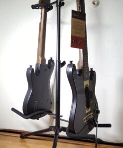 Gator Frameworks Adjustable Double Stand Holds Two Electric or Acoustic Guitars (GFW-GTR-2000) Double Guitar 32 71oKimBmGL