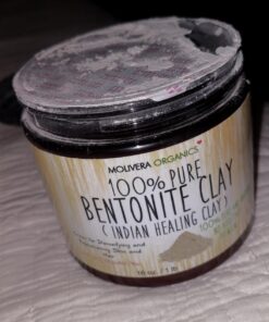 Molivera Organics Bentonite Clay for Detoxifying and Rejuvenating Skin and Hair, 16 oz. 46 71oKrsh1ksL