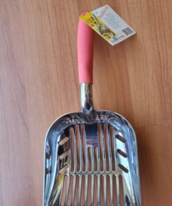 DuraScoop® Premium Multicat Cat Litter Scoop | Solid Metal | Litter Box Tray Pan Sifter Random Color 48 71oKuAwDvL