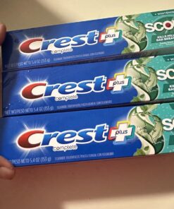 Crest + Scope Complete Whitening Toothpaste, Minty Fresh, 5.4 Oz (Pack of 3) Pack of 3 25 71oKv9fvLAL