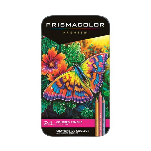 Prismacolor Premier Colored Pencils, Soft Core, 24 Pack 24-Count