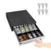 HK SYSTEMS 16" Heavy Duty Black Manual Push Open Cash Drawer with 5Bill/5Coin Stainless Steel 2. 16" PUSH OPEN(Manual) Family 1. 16" Push Black 31 71oLkvMkn7L