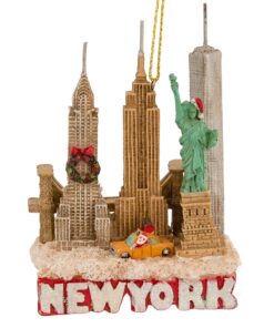 Alternative view of Kurt Adler 3.75 Inches Tall City Travel New York City Ornament