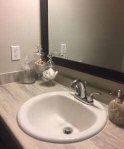 MyGift Clear Glass Apothecary Jars with Lid, Decorative Seashell Design Bathroom Canister, Footed Candy Buffet Containers, Set of 3 32 71oM2jnA13L