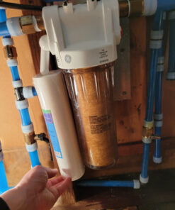 PUREPLUS 5 Micron 10" x 2.5" Whole House Sediment Home Water Filter Cartridge Replacement for Any 10 inch RO Unit, Culligan P5, Aqua-Pure AR110, Dupont WFPFC5002, CFS10, WHKF-G05, 4Pack 10"*2.5" 4 Count (Pack of 1) 31 71oMCAduXDL