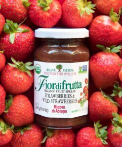 Alternative view of Rigoni di Asiago Fiordifrutta Organic Fruit Spread, Strawberry, 250 g, 6 Count 8.82 Ounce (Pack of 6)