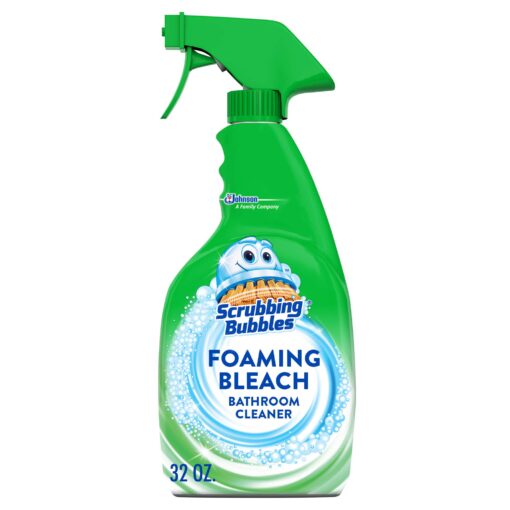 Scrubbing Bubbles, Foaming Bleach Bathroom Cleaner, 32 oz Foaming Bleach Cleaner 32 Fl Oz (Pack of 1)