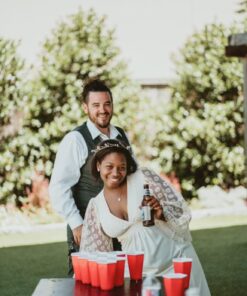 HEXCUP - Reusable Party Pong Cup Set by PartyPong - 22 Reusable Cups, 3 Balls, & Plastic Game Card 33 71oNj6n2OTL