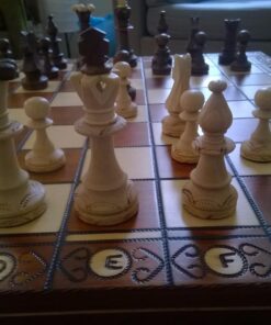 Wegiel Chess Set - Consul Chess Pieces and Board - European Wooden Handmade Game - JUNIOR 56 71oNme097L