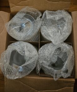 Paksh Novelty 1-Gallon Glass Jar Wide Mouth with Airtight Plastic Lid - USDA Approved BPA-Free Dishwasher Safe Mason Jar for Fermenting, Kombucha, Kefir, Storing and Canning Uses, Clear (4 Pack) Plastic Lid, 4 Pack 33 71oO1KHhZPL