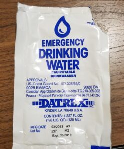 Datrex Emergency Water Packet - 3 Day/72 Hour Supply(12packets) 12 Count (Pack of 1) 7 71oOFGmjH1L