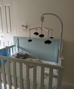 AGPtek 28 inch Baby Crib Mobile Bed Bell Holder Music Box Holder Arm Bracket Baby Bed Stent Set Nut Screw 30 71oOTLlYCwL