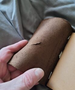 Pocket Travelers Notebook, Refillable Leather Travel Journal for Men & Women, Notebook Cover for Field Notes, Moleskine Small 3.5 x 5.5 Inches, Brown 51 71oPcgTJ4OL