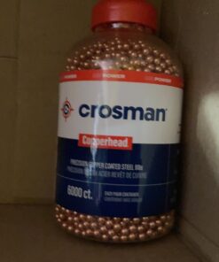 Crosman Copperhead 4.5mm Copper Coated BBs In EZ-Pour Bottle For BB Air Pistols And BB Air Guns 6000 Count 27 71oQ3Ktm fL