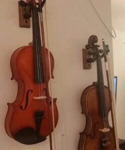 String Swing CC01V-BW Hardwood Home & Studio Wall Mount Violin Hanger - Black Walnut 25 71oQi o62nL