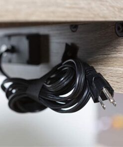 Walker Edison Industrial Wood Computer Writing Desk 4 Storage Shelves and Gaming Gamer Command Center Workstation Desk Home Office, 60 Inch, Driftwood 19 71oRJ1sbPIL