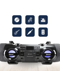 Emerson EPB-3001 Dual Subwoofer Bluetooth Boombox 10 71oRUOZUc3L