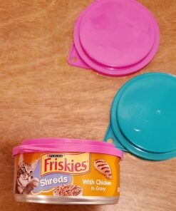 Ethical 3-1/2-Inch Pet Food Can Covers, 3-Pack Covers Are 3 1/2" Diameter 38 71oRwFYxndL