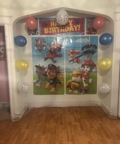 American Greetings Nickelodeon, Paw Patrol Scene Setter Wall Decorations for unisex-children, 5-Count 21 71oSAZCPmKL