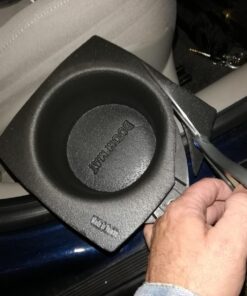 Design Engineering 050330 Boom Mat Speaker Baffles, 6.5" Round (Pack of 2) , Black 6.5" 41 71oSIPHSgkL