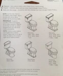 Kohler K-GP1078441 PART GP1078441 FLAPPER FOR TWO-PIECE TOILETS WITH CLASS FIVE TECHNOLOGY, 3-1/4 In, Red 11 71oSci7sIAL