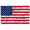 Anley Fly Breeze 3x5 Foot American US Flag - Vivid Color and UV Fade Resistant - Canvas Header and Double Stitched - USA Flags Polyester with Brass Grommets 3 X 5 Ft 3x5 Ft 37 71oSnYLmzZL